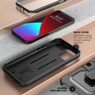 Supcase Unicorn Beetle iPhone 12 Pro / iPhone 12&nbsp;hoesje Zwart