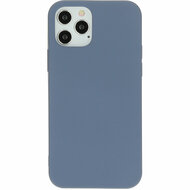 Mobiparts Silicone iPhone 12 Pro Max hoesje Grijs