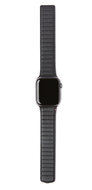 Decoded Magnetic Traction Leather Apple Watch 40 mm bandje Zwart