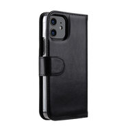 Melkco Wallet iPhone 12 Pro / iPhone 12 hoesje Zwart