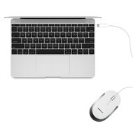 MacAlly UCDYNAMOUSE Optische USB-C muis Wit