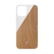 Native Union Clic Wooden iPhone 12 Pro / iPhone 12 hoesje Wit