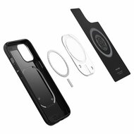 Spigen Mag Armor iPhone 12 Pro / iPhone 12 hoesje Zwart