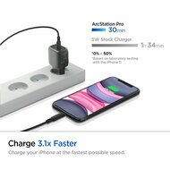 Spigen PowerArc ArcStation 20 watt USB-C oplader Zwart