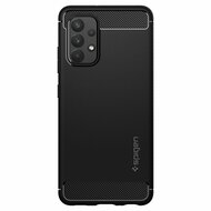 Spigen Rugged Armor Galaxy A52 hoesje Zwart