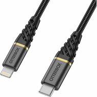 Otterbox Premium Lightning naar USB-C kabel 1 meter Zwart