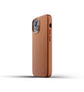 Mujjo Leather case iPhone 13 hoesje Tan