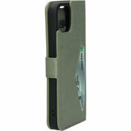 Mobiparts Classic Wallet iPhone 13 mini hoesje Groen