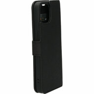 Mobiparts Saffiano Wallet iPhone 13 mini hoesje&nbsp;Zwart