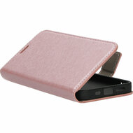 Mobiparts Saffiano Wallet iPhone 13 mini hoesje&nbsp;Roze