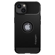 Spigen Rugged Armor iPhone 13 hoesje Zwart