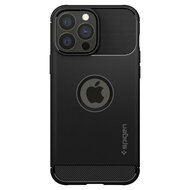 Spigen Rugged Armor iPhone 13 Pro Max hoesje Zwart