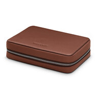 Woolnut Leather Tech organizer opbergtas Bruin