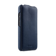 Melkco Leather Jacka iPhone 13 Pro Max hoesje Navy LC