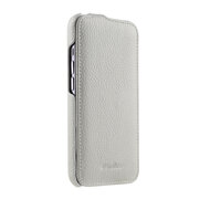 Melkco Leather Jacka iPhone 13 Pro Max hoesje Wit