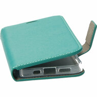 Mobiparts Saffiano Wallet iPhone 13 mini hoesje&nbsp;Groen