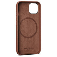 Woolnut Leather MagSafe iPhone 13 mini hoesje Cognac