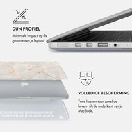 Burga MacBook Pro 14 inch hardshell Vanilla Sand
