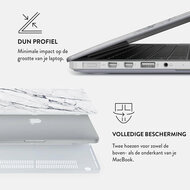 Burga MacBook Pro 16 inch M1 hardshell Satin White