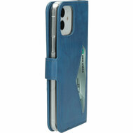 Mobiparts Classic Wallet iPhone 12 Pro / iPhone 12 hoesje Blauw