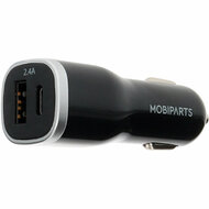 Mobiparts dubbele auto oplader met USB-A en USB-C 