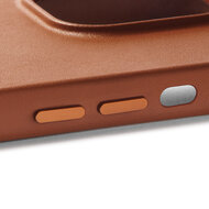 Mujjo Leather MagSafe iPhone 14 hoesje tan