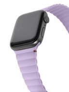 Decoded Silicone Magnetic Apple Watch 45 / 44 mm bandje lavender