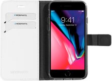 Mobiparts Saffiano Wallet iPhone SE 2022 / 2020 / 8 hoesje Wit