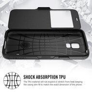 Spigen Slim Armor View case Galaxy S5 Black