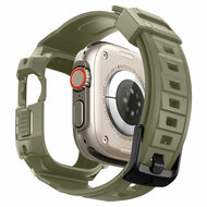 Spigen Rugged Armor Pro Apple Watch Ultra 49 mm bandje khaki