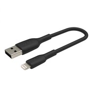 Belkin BoostCharge Lightning naar USB kabel 15 centimeter Zwart