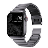 Nomad aluminium Apple Watch 49 / 45 / 44 mm bandje grijs