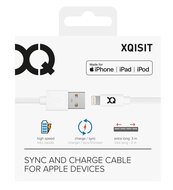 Xqisit Lightning naar USB kabel 3 meter Wit