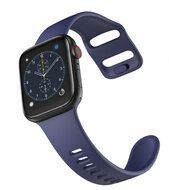 TechProtection Soft Apple Watch 44 / 42 mm bandje Navy