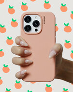 Nudient Base Case iPhone 14 Pro hoesje peach