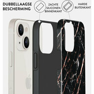 Burga Tough iPhone 15 hoesje rose gold marble