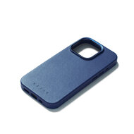 Mujjo Leather MagSafe&nbsp;iPhone 15 Pro hoesje blauw