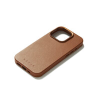 Mujjo Leather MagSafe&nbsp;iPhone 15 Pro hoesje tan