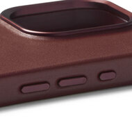 Mujjo Leather MagSafe&nbsp;iPhone 15 Pro hoesje burgundy