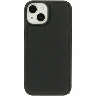 Mobiparts leren 2 in 1 Wallet iPhone 15 hoesje zwart