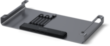 Satechi USB-C monitor stand hub XL grijs