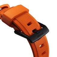 Nomad Rugged Apple Watch 49 / 45 / 42 mm bandje oranje / zwart