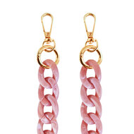 Zanae Mineral telefoon draagkoord ketting roze