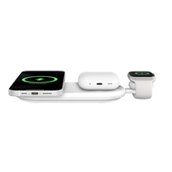 Belkin BoostCharge 3 in 1 Pro Qi2 MagSafe oplader wit