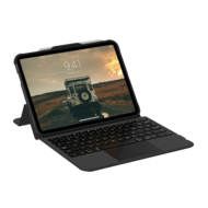 UAG Rugged iPad 2022 10,9 inch toetsenbordhoesje met trackpad