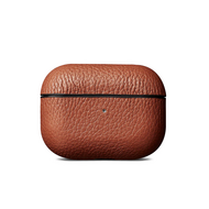 Woolnut Leather case AirPods Pro hoesje cognac