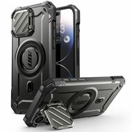 Supcase Unicorn Beetle XT MagSafe iPhone 15 Pro Max hoesje zwart