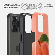 Burga Tough iPhone 15 Pro hoesje peachy