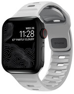 Nomad Sport FKM Apple Watch 41 / 40 / 38 mm bandje grijs