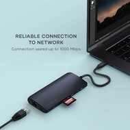 Satechi USB-C MultiPort V3 adapter 8K USB-C hub midnight